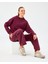 W Essential Hoodie Sweatshirt Kadın Bordo Sweatshirt S2610013-3877 4