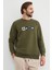 3 Iplik Nakışlı Bisiklet Yaka Sweatshirt 1