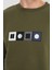 3 Iplik Nakışlı Bisiklet Yaka Sweatshirt 4