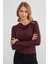 Omuz Aksesuarlı Degaje Yaka Bluz 2