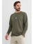 Baskılı Bisiklet Yaka Sweatshirt 2