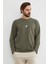 Baskılı Bisiklet Yaka Sweatshirt 4