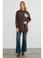 3 Iplik Çiçek Aksesuarlı Oversize Tunik 3