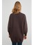 3 Iplik Çiçek Aksesuarlı Oversize Tunik 6