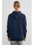 3 Iplik Kot Ayıcık Nakışlı Oversize Kapüşonlu Sweatshirt 6