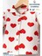 Heart Big Pattern Kız Bebek Giyim 2'li Yenidoğan Pijama Takım 3
