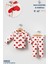 Heart Big Pattern Kız Bebek Giyim 2'li Yenidoğan Pijama Takım 4