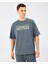 M Heavy Fabric T-Shirt Erkek Gri Tshirt S2520120-3998 1