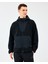 M Comfort Hoodie Sherpa Jacket Erkek Siyah Mont S2520131-3817 1