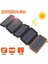 Güneş Enerjili Powerbank 20000 Mah Katlanır 4 Güneş Paneli ile USB Şarj Cihazı 2