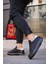Felibord Bağcıklı Basic Erkek Sneaker Beyaz Siyah Beyaz 3