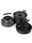Tria Pot Çaydanlıklı Tencere Seti 5 Parça Alüminyum Kamp Piknik Seti 1