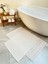 Tapis Doğal Pamuklu 2'li Banyo Paspas Seti 60X100 50X60 - Taş 1