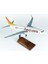 1/100 Ölçek, Pegasus B737-800 Yolcu Uçağı, Sergilemeye Hazır Ahşap Standlı Model 1