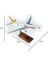 1/100 Ölçek, Pegasus B737-800 Yolcu Uçağı, Sergilemeye Hazır Ahşap Standlı Model 5
