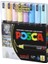 Posca Pc-1mr 0.7 Su Bazlı Boyama Markörü Seti Pastel Renkler 8 Renk 1