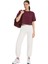Sedona Cropped Kadın Bordo Günlük Stil T-Shirt 25KK1034-BRD 3