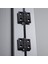 Metal Mini Yaprak Menteşe 30X30MM Dayanıklı Mobilya Kapı Dolap Çekmece Kapak Aksesuar Bağlantı Siyah 3