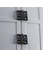 Metal Mini Yaprak Menteşe 30X30MM Dayanıklı Mobilya Kapı Dolap Çekmece Kapak Aksesuar Bağlantı Siyah 4
