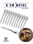 Saç Klipsi Metal Toka 12 Adet Absolute Design 2