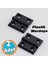 Yaprak Menteşe Plastik 30X30 mm Dayanıklı 2 Adet Set Küçük Dolap Çekmece Kapak Mobilya Menteşe 1