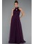 Halter Yaka Uzun Abiye Elbise ABU3252 1
