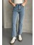 Açık Mavi Boy Fit Kesik Paça Jean Mavi / 29 1
