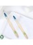 Bambu Vegan Diş Fırçası - Mavi Renk - Orta Sert - Plastik Içermez ( 1 Adet ) 3