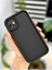 Iphone 11 Uyumlu ( 12 Görünümlü Köşeli ) Darbe Önleyici Mat Lansman Silikon Kılıf 2