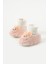 Kaydırmaz Taban Peluş Rahat Konforlu Çoraplı Kız Bebek Patik 1