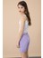 Lila Patili Cute Baskılı Kız Çocuk Beli Lastikli Şort 20733 4