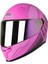M 910 Lady Fuchsıa Pembe Tam Kask Kadın Kullanıcılar İçin Dayanıklı ve Şık Tasarım 2