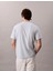 Calvın Kleın Erkek Marka Logolu Organik Pamuklu Günlük Kullanıma Uygun Mavi T-Shirt LV04RC275G Cıq 4