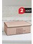 Keçe Kapaklı Baza Kutu Bej 50X40X19 cm 2 Adet 1