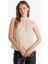 Regular Fit Halter Yaka Şifon Kolsuz Bluz G0129AX25AU 3