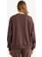 Oversize Geniş Kalıp Bisiklet Yaka Baskılı Sweatshirt G1823AX25WN 6