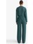 Straight Fit Beli Lastikli Geniş Paça Pantolon F1016AX25AU 6
