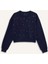 Boxy Fit Bisiklet Yaka İşlemeli Kalın Sweatshirt G2153AX25WN 1