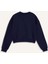 Boxy Fit Bisiklet Yaka İşlemeli Kalın Sweatshirt G2153AX25WN 3