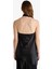 Regular Fit Degaje Yaka Saten Kolsuz Bluz G2999AX25AU 8