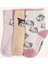 Kız Bebek Hello Kitty Kaydırmaz Taban 3'lü Pamuklu Uzun Çorap F6739A5NS 1