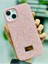 Iphone 13 - 14 ve 15 Uyumlu Elmas Tasarımlı Taşlı Işıltılı Parlak Pırlanta Silikon Kılıf 2