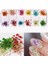 Gerçek Kuru Süsleme Çiçekleri 12'li Nail Art 3D 1