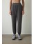Antrasit Yüksek Bel Dikiş Detaylı Modal Jogger 2