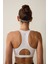 Beyaz Fermuarlı Yüksek Destekli Kaplı Spor Sütyeni 5
