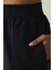 Siyah Dikiş Detaylı Yüksek Bel Modal Jogger 4