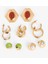 Altın Rengi Laura 5'li Küpe Seti 1
