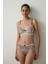 Bej Curvy Broderie Balenli Toparlayıcı Dolgusuz Sütyen 2