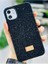Iphone 12 ve 12 Pro Uyumlu Elmas Tasarımlı Taşlı Işıltılı Parlak Pırlanta Silikon Kılıf 3