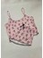 Kurdele Desenli Kadın Şortlu Pijama Takımı 1